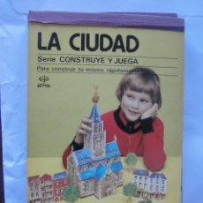 Maquetas: RECORTABLE CONSTRUYE Y JUEGA - LA CIUDAD - EDAF 1981 - MAQUETA - NUEVO A ESTRENAR DE KIOSKO. Lote 34757127