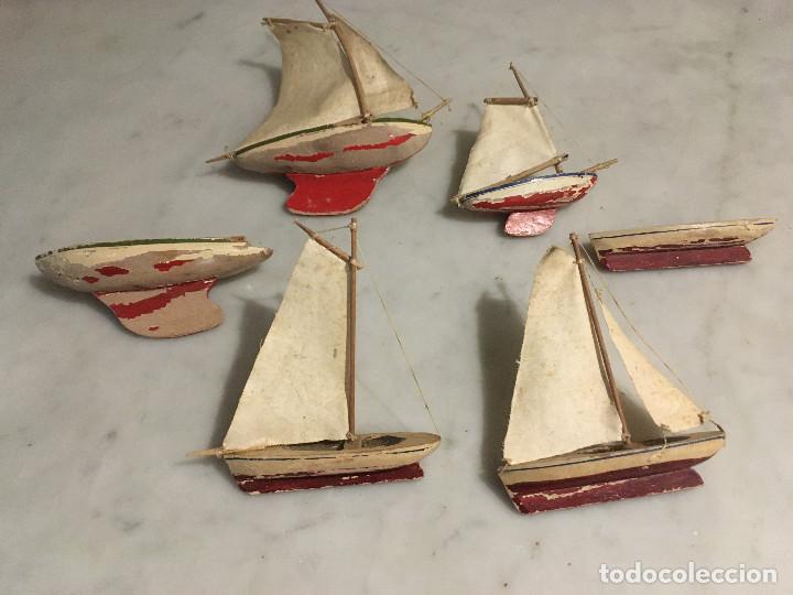Maquetas: coleccion 6 veleros madera - Foto 1