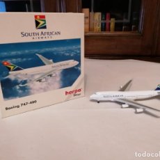 Maquetas: HERPA WINGS 1/500 511162 BOEING 747-400 SOUTH AFRICAN AIRLINES. Lote 323306103