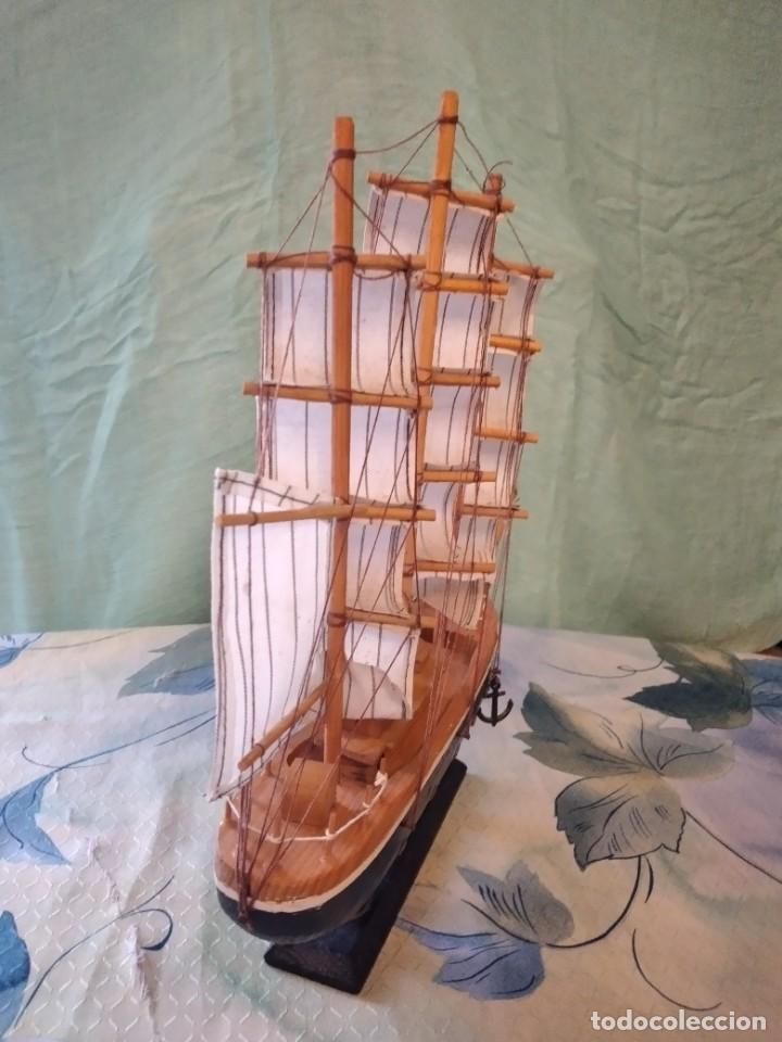 Maquetas: MAQUETA BARCO CONFECTION DE MADERA , CON PEANA. - Foto 7