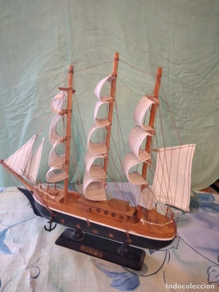 Maquetas: MAQUETA BARCO CONFECTION DE MADERA , CON PEANA. - Foto 8