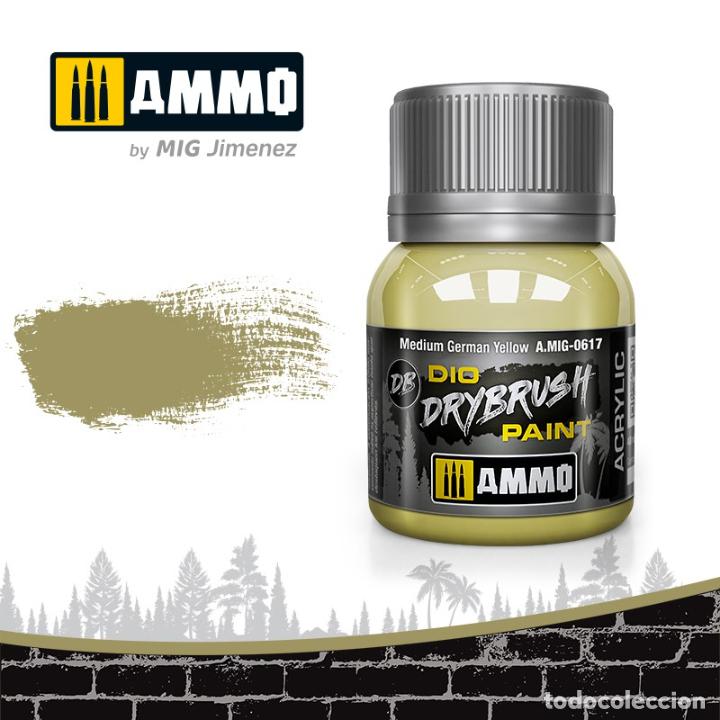 Maquetas: AMMO - DRYBRUSH MEDIUM GERMAN YELLOW 0617 - Foto 1