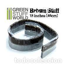 Maquetas: GREEN STUFF - MASILLA DOS COMPONENTES BROWN STUFF 45 CM 9225 - Foto 1
