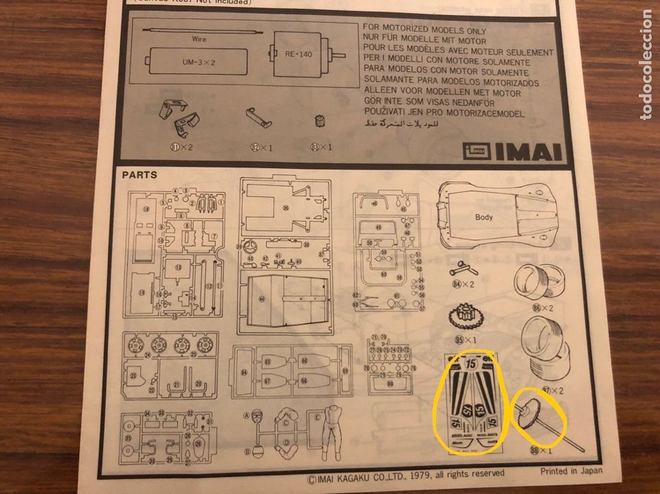 Maquetas: KIT BUGGY BEACH VW 1/20 IMAI PLAYERO - Foto 7