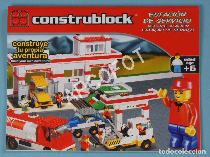 Maquetas: LIBRO DE INSTRUCCIONES PARA CONSTRUIR LA ESTACI&Oacute;N DE SERVICIO - CONSTRUBLOCK - Foto 1