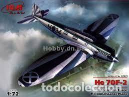 Maquetas: ICM - He 70F-2 1/72 72231 - Foto 1