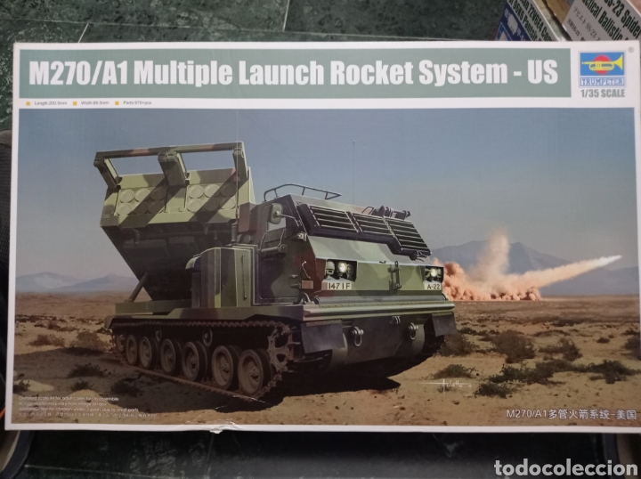 Maquetas: TRUMPETER - M270/A1 MULTIPLE LAUNCH ROCKET SYSTEM US 1/35. 01049 - Foto 1