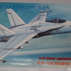 Maquetas: MAQUETA AVIÓN F/A-18A HORNET USMC TRUMPETER ESCALA 1/72 AÑO 1999. Lote 341827793