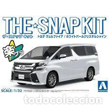 Maquetas: AOSHIMA - TOYOTA VELLFIRE BLANCO 1/32 04A - Foto 1
