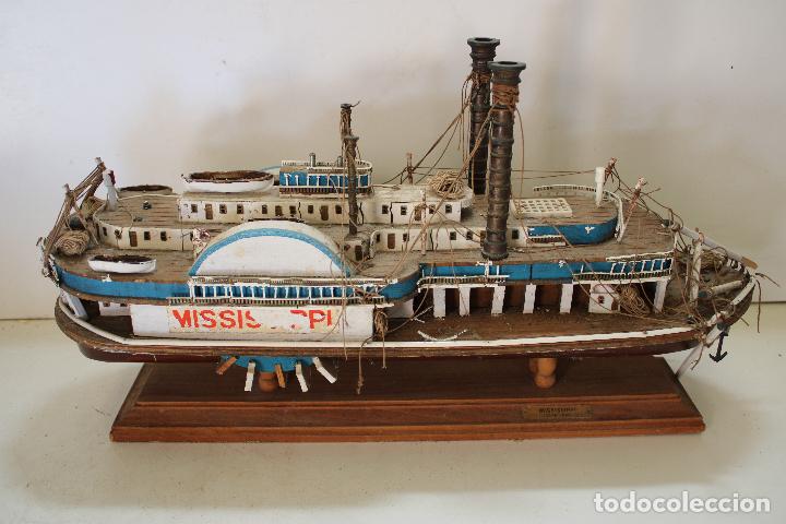 Maquetas: barco maqueta mississippi 1850 - Foto 3