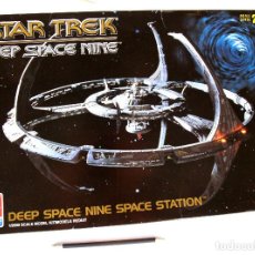 Maquettes: AMT 1:2500 (1994) • STAR TREK GRAN ESTACIÓN ESPACIAL DEEP SPACE NINE • 40CM MODEL KIT. Lote 347739258