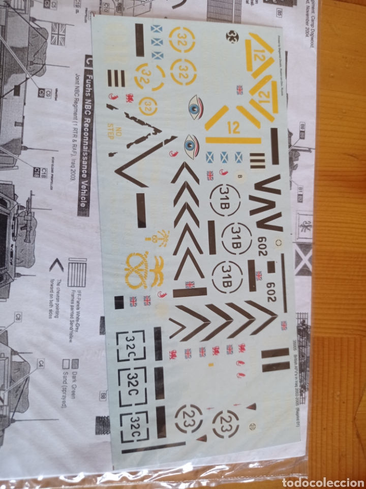 Maquetas: BISON DECALS - BRITISH AFVs IN IRAQ 2003/2005. 1/35. 35005 - Foto 2