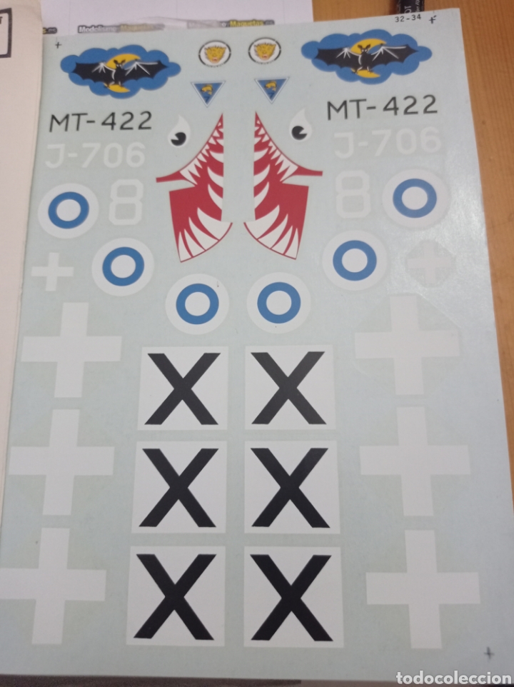Maquetas: MICRO SCALE DECAL - CALCAS MESSERSCHMITT BF109G. 1/32 - Foto 1