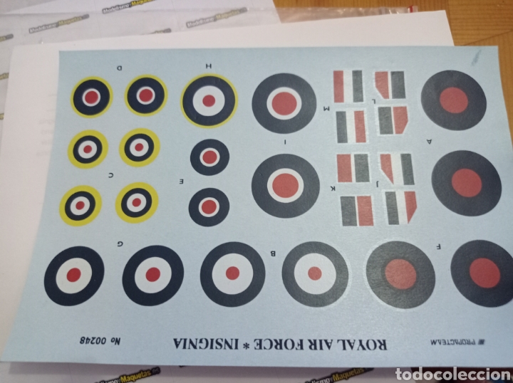 Maquetas: Propacream - ROYAL AIR FORCE INSIGNEA WWII. 1/48 - Foto 1