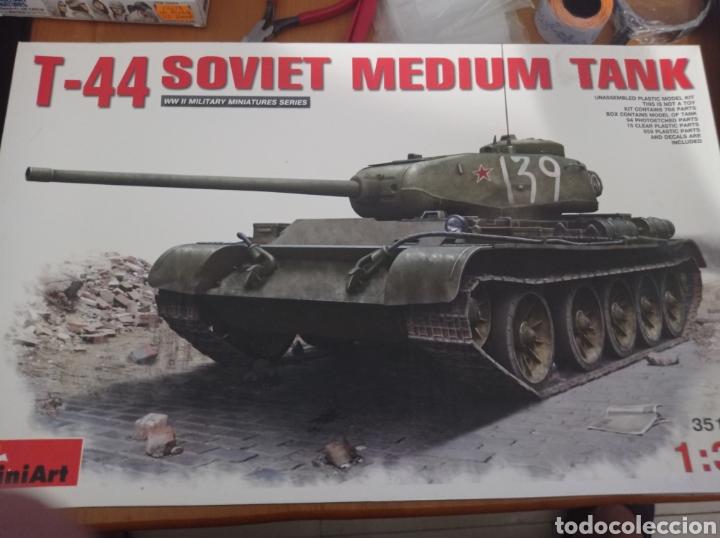 Maquetas: MINIART - T-44 SOBIET MEDIUM TANK. 1/35. 35193 - Foto 1