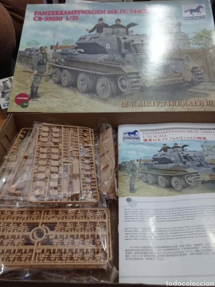 Maquetas: BRONCO - PANZERKAMPFWAGEN MK IV 744 1/35. 35030. - Foto 2