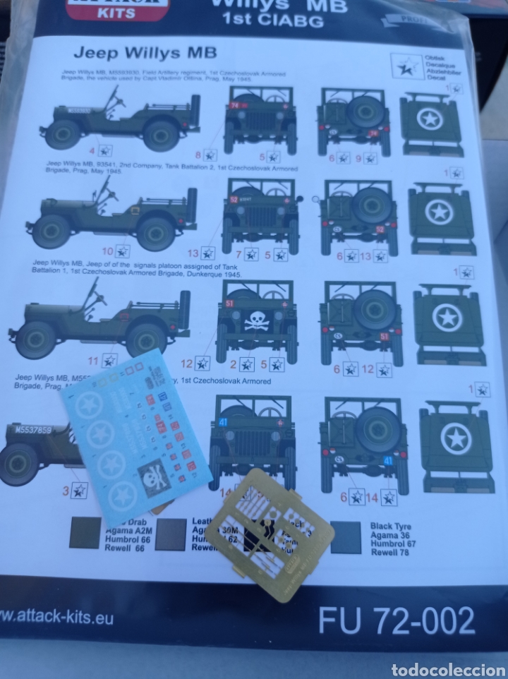Maquetas: ATTACK - WILLYS MB 1 st Ciabg. 1/72. 72-002 - Foto 3