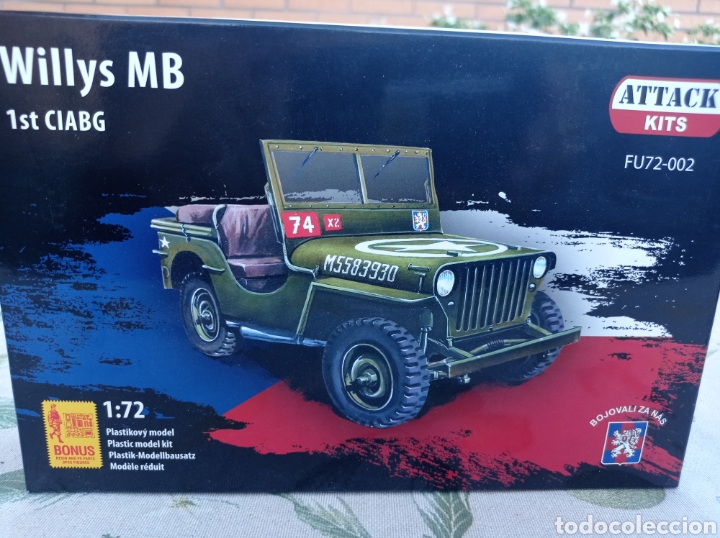 Maquetas: ATTACK - WILLYS MB 1 st Ciabg. 1/72. 72-002 - Foto 1