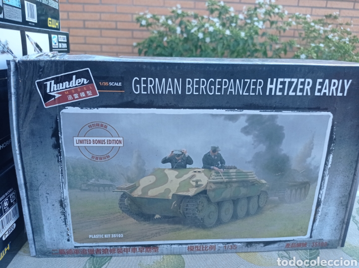 Maquetas: THUNDER &- GERMAN BERFEPANZER HETZER EARLY. 1/35. 35103 - Foto 1
