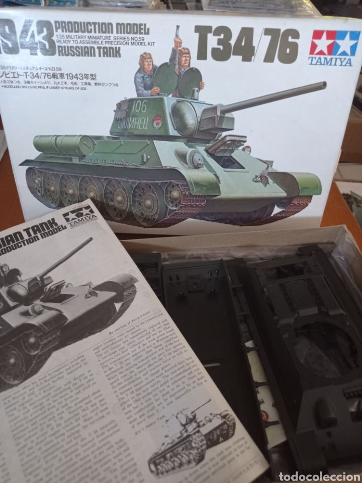 Maquetas: TAMIYA - T34/76. 1943 PRODUCTION MODEL 1/35. 3559 - Foto 2
