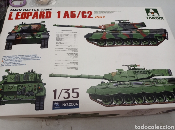 Maquetas: TAKOM - LEOPARD 1 A5/C2. 2 IN 1. 1/35. 2004 - Foto 1