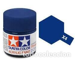 Maquetas: TAMIYA - X4 BLUE AZUL BRILLO - Foto 1
