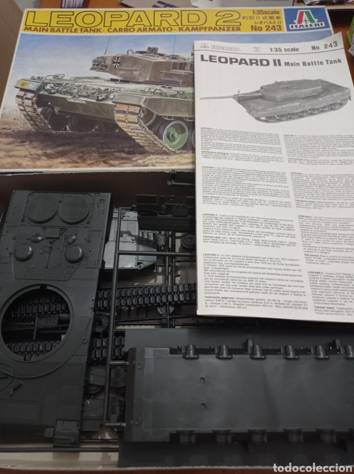 Maquetas: ITALERI - LEOPARD 2 MAIN BATTLE TANK 1/35. 243 - Foto 2