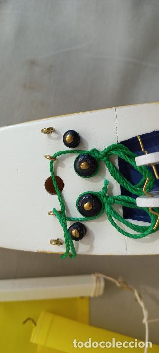 Maquetas: BARCO VELERO AMARILLO DE MADERA . - Foto 4
