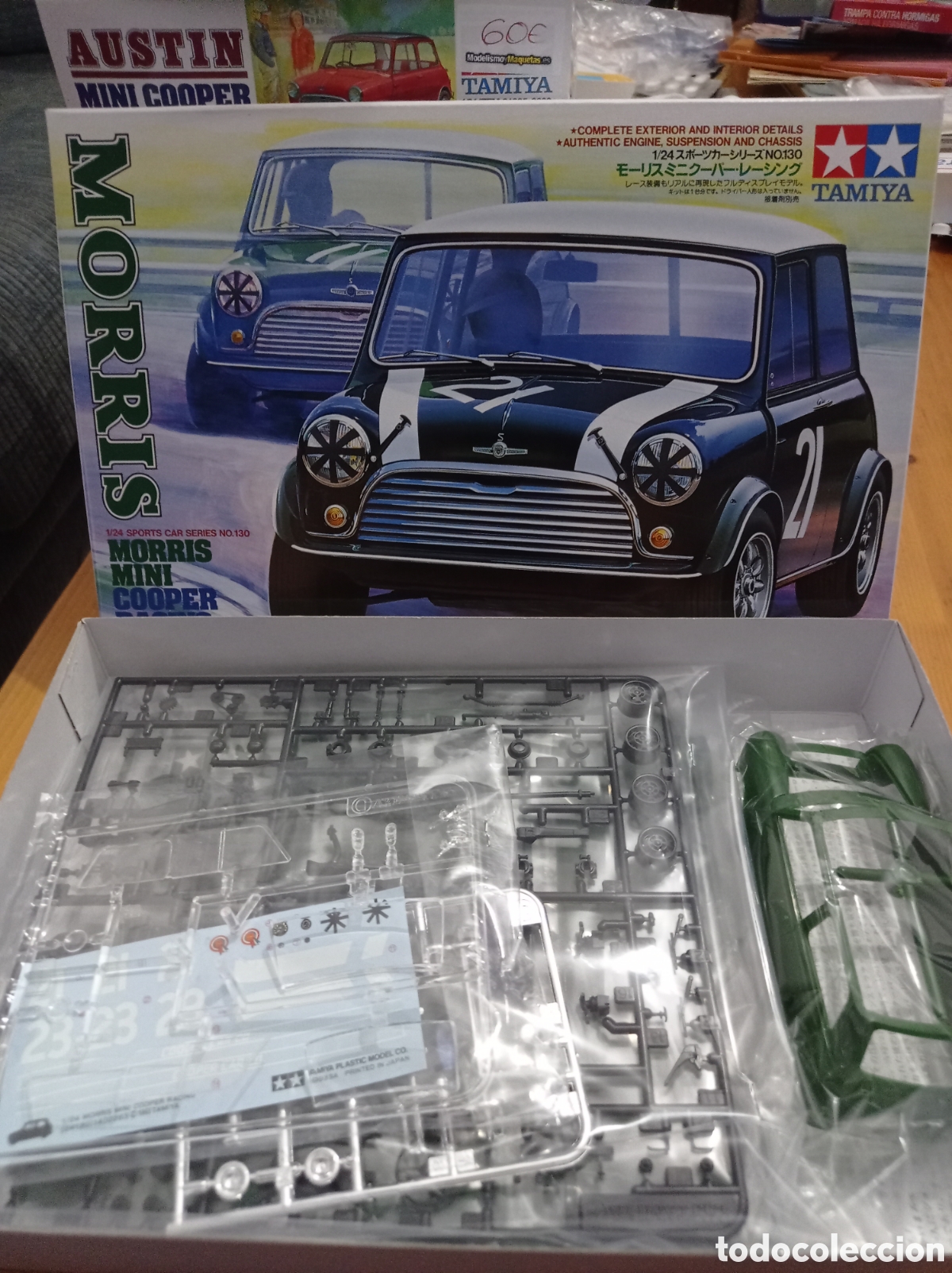 Maquetas: TAMIYA - MORRIS MINI COOPER RACING. 1/24. 24130. - Foto 2