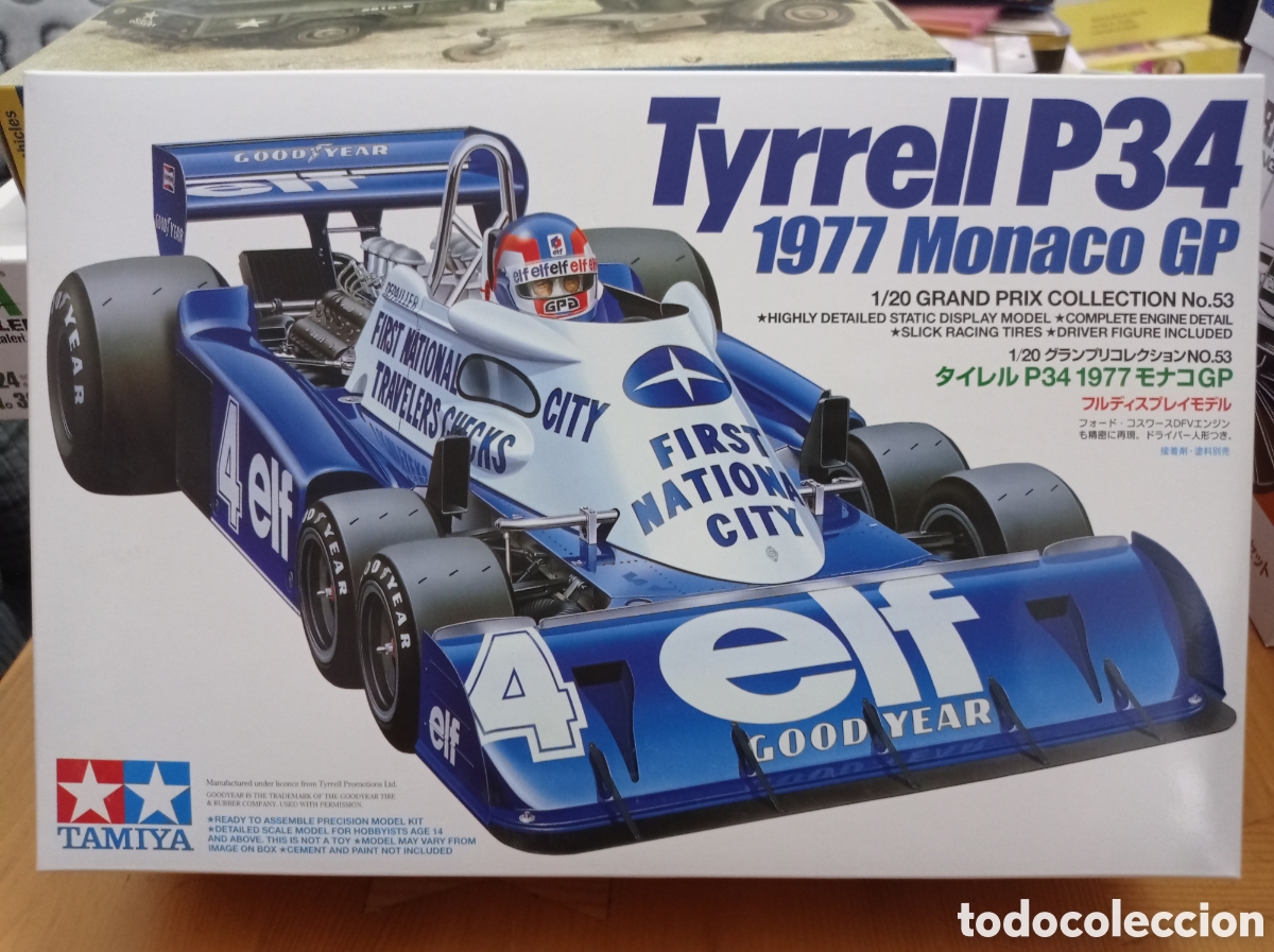Maquetas: TAMIYA - TYRRELL P34 1977 MONACO GP. 1/20. 20053 - Foto 1