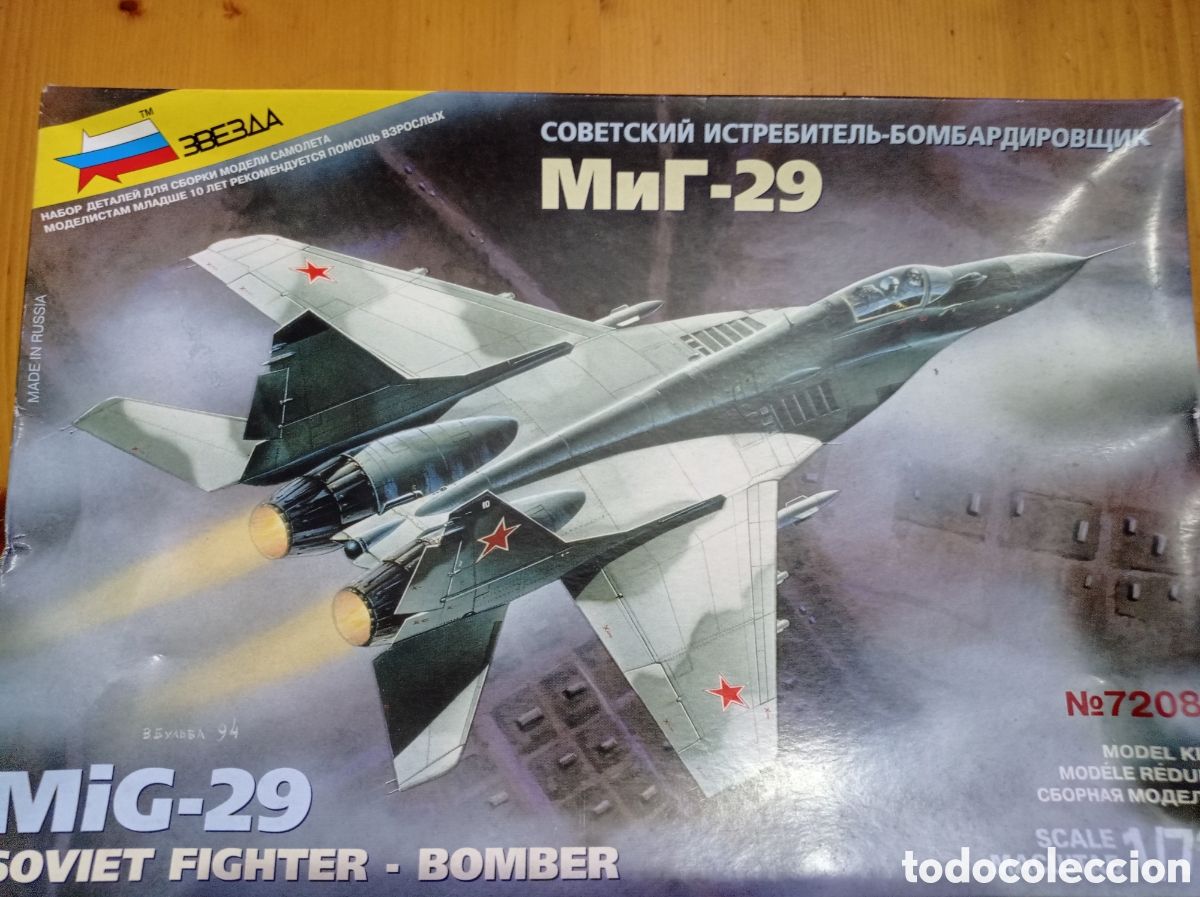 Maquetas: ZVEZDA - MIG 29 SOVIET FIGHTER BOMBER. 1/72. 7208 - Foto 1