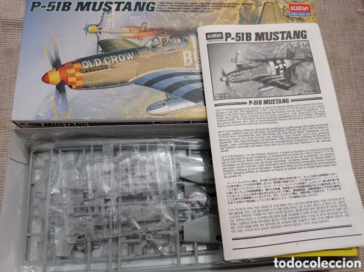 Maquetas: ACADEMY - P-51 B. MISTANG 1/72 1667 - Foto 2