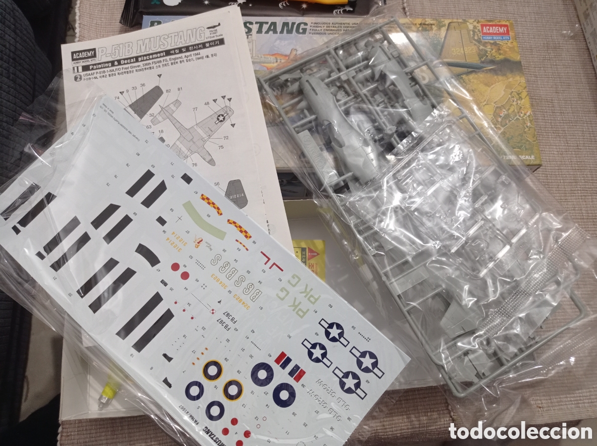 Maquetas: ACADEMY - P-51 B. MISTANG 1/72 1667 - Foto 2