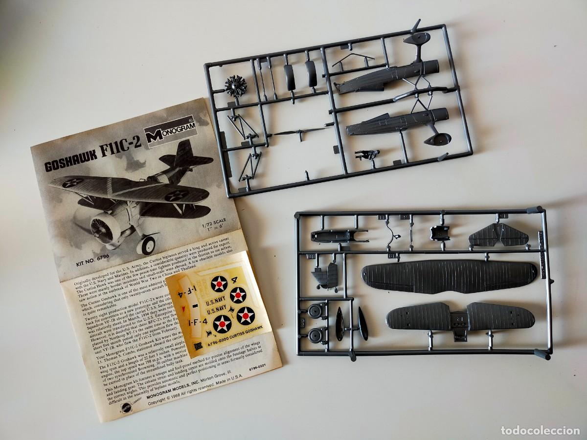 Maquetas: MONOGRAM: ESCALA 1/72 - GOSHAWK FIIC-2 Ref 6796 - MADE IN USA. - Foto 3