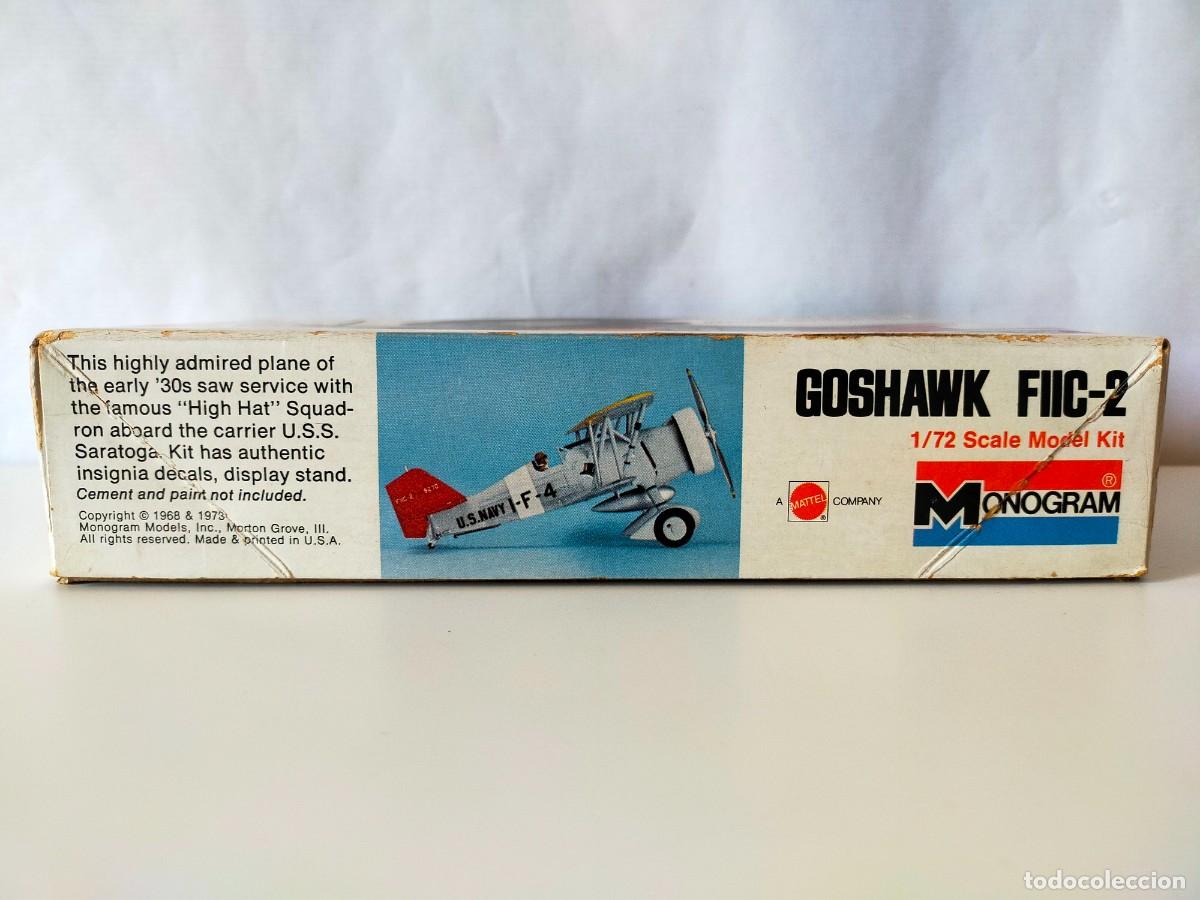 Maquetas: MONOGRAM: ESCALA 1/72 - GOSHAWK FIIC-2 Ref 6796 - MADE IN USA. - Foto 5