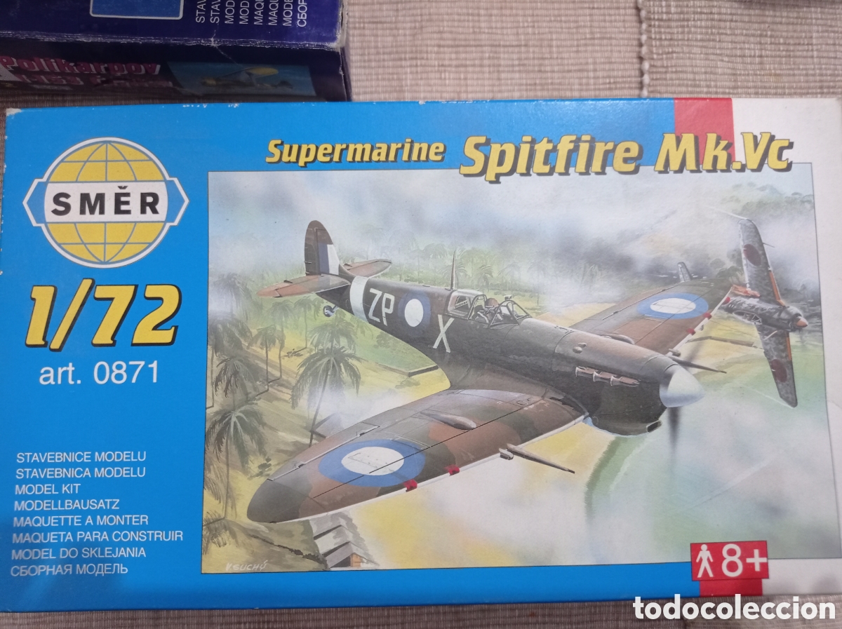 Maquetas: SMER - SUPERMARINE SPITFIRE MK VC. 1/72. 0871 - Foto 1