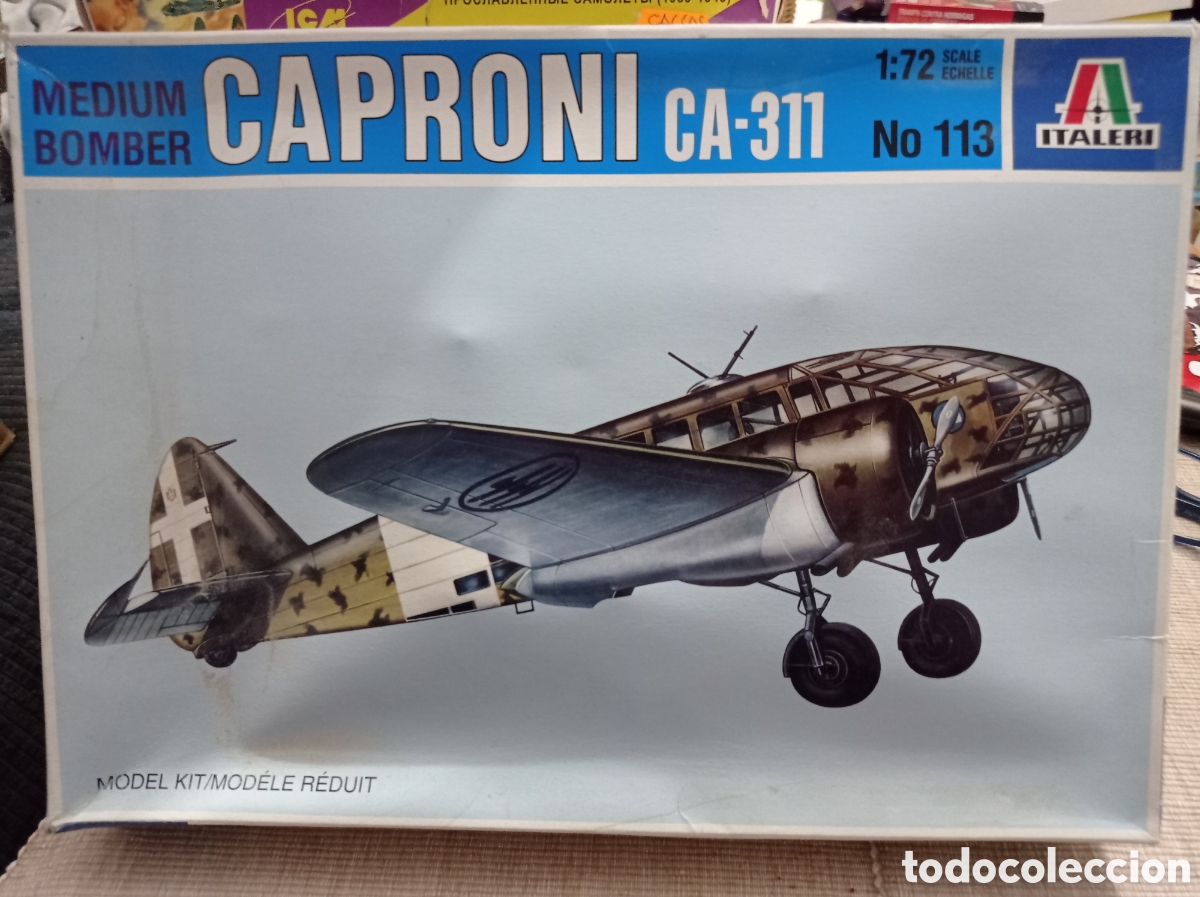 Maquetas: ITALERI - MEDIUM BOMBER CAPRONO CA-311. 1/72. 113 - Foto 1