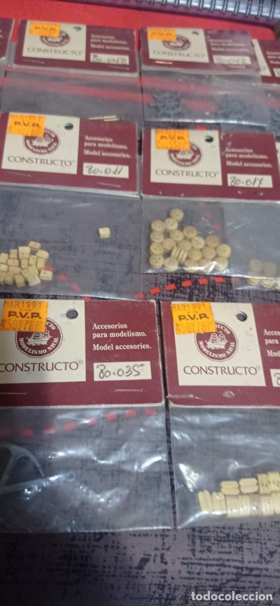 Maquetas: LOTAZO DE PIEZAS PARA MAQUETISMO DE BARCOS - CONSTRUCTO - Foto 3