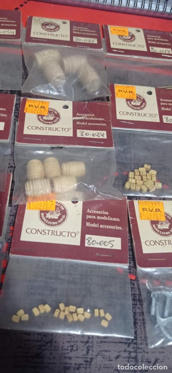 Maquetas: LOTAZO DE PIEZAS PARA MAQUETISMO DE BARCOS - CONSTRUCTO - Foto 4