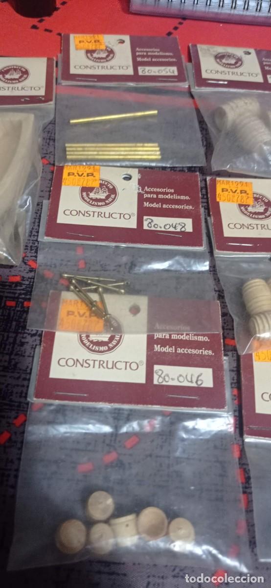 Maquetas: LOTAZO DE PIEZAS PARA MAQUETISMO DE BARCOS - CONSTRUCTO - Foto 5