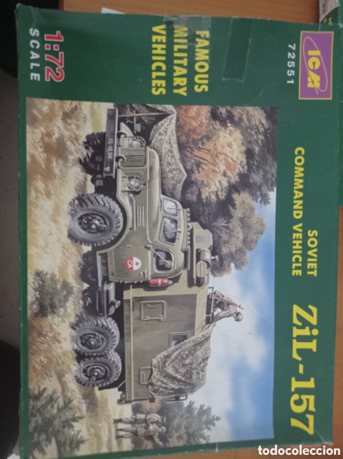 Maquetas: ICM - SOVIET COMMAND VEHICLE ZIL-157. 1/72. 72551 - Foto 1