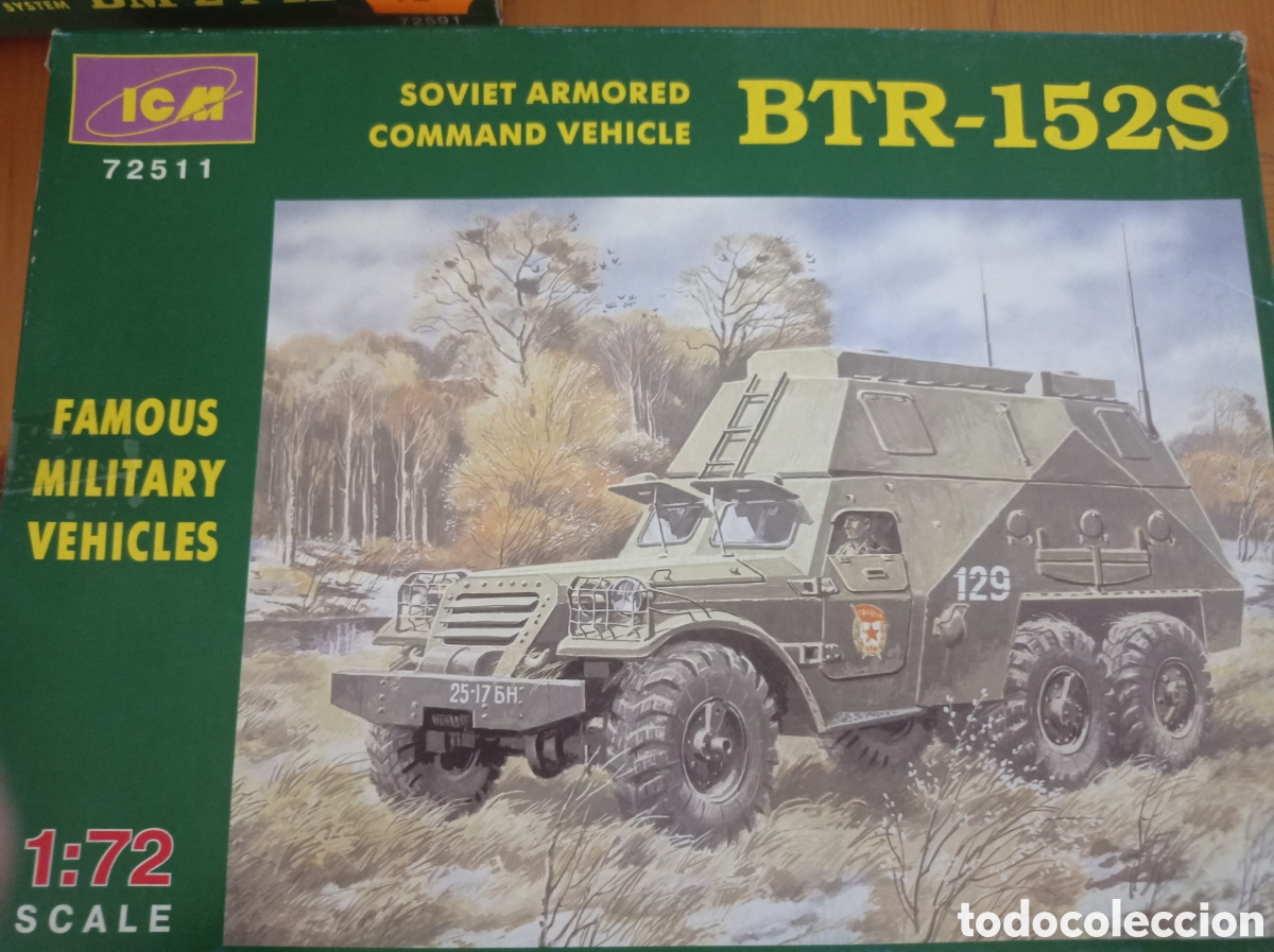 Maquetas: ICM - SOVIET ARMOURED COMMAND VEHICLE BTR-152S. 1/72. 72511 - Foto 1