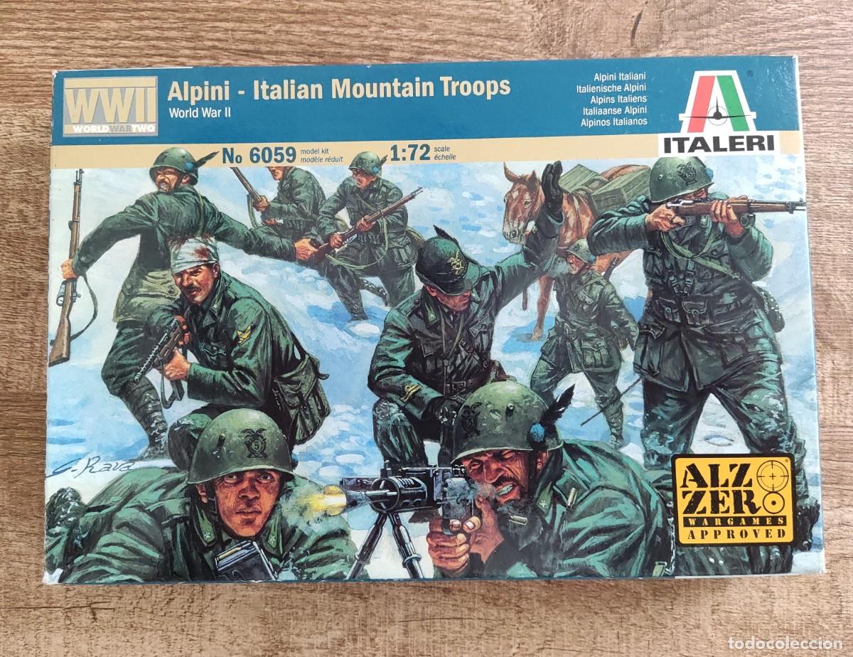 Figurines Italeri - Troupes Italiennes De Montagne WWII - Échelle 1/72 - Boîte Neuve