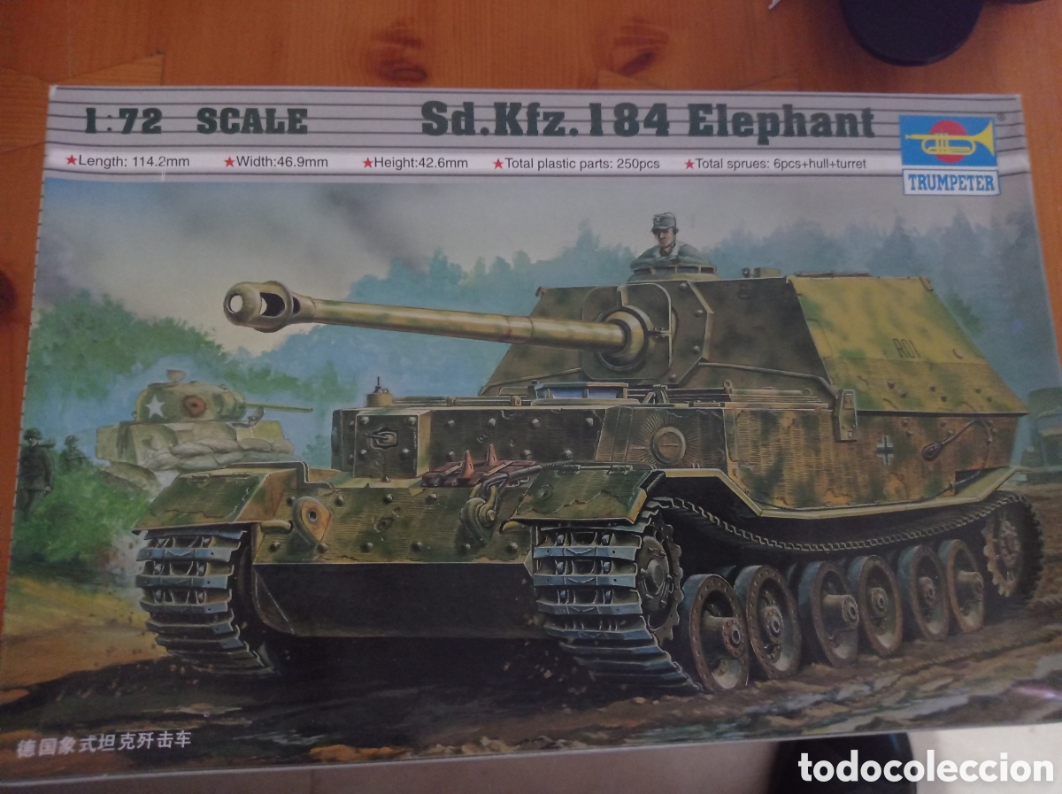 Maquetas: TRUMPETER - SD.KFZ. 184 ELEPHANT. 1/72. 07204 - Foto 1
