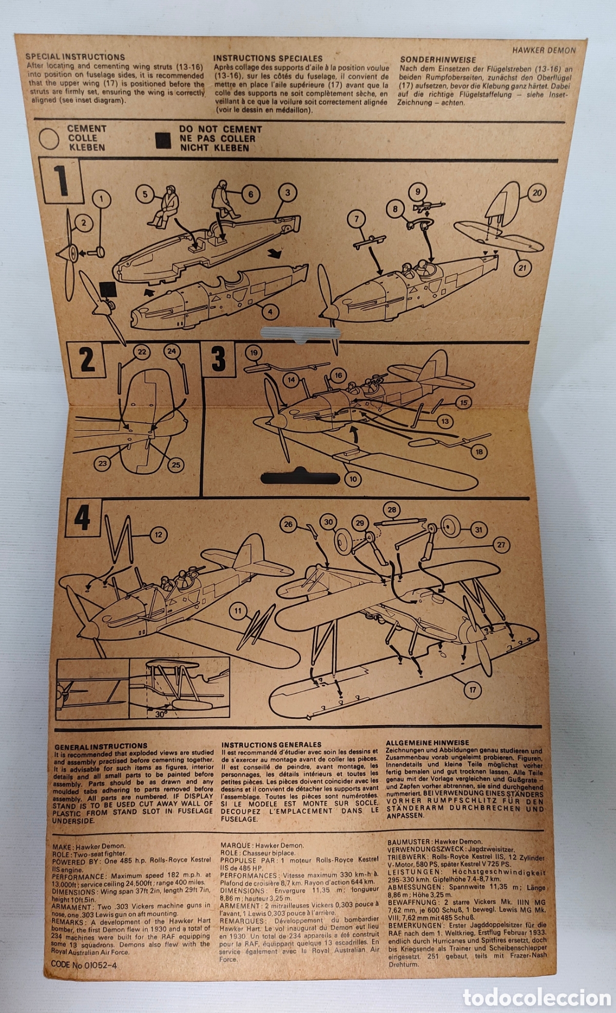 Maquetas: Hawker Demon airfix 1/72 a&ntilde;o 1973 - Foto 2