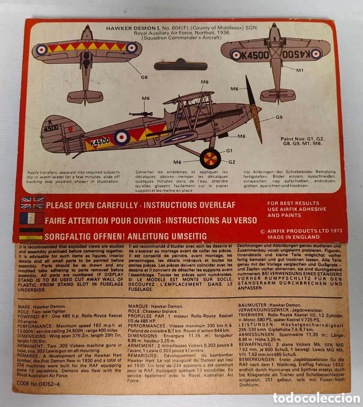 Maquetas: Hawker Demon airfix 1/72 a&ntilde;o 1973 - Foto 3