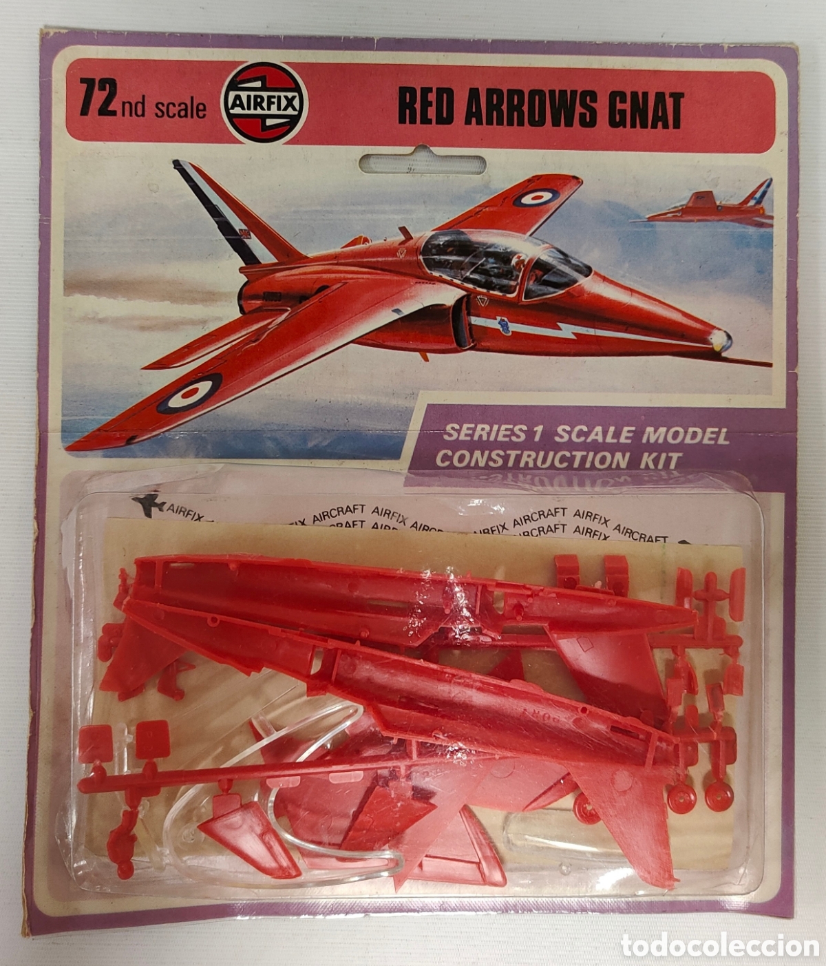 Maquetas: Red Arrows Gnat airfix 1/72 a&ntilde;o 1973 - Foto 1