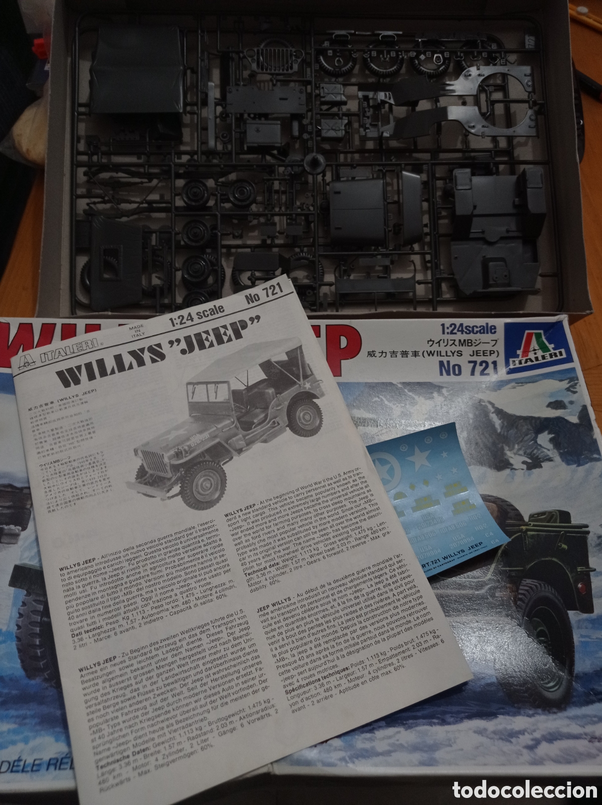 Maquetas: ITALERI - WILLYS JEEP. 1/24. 721 - Foto 2