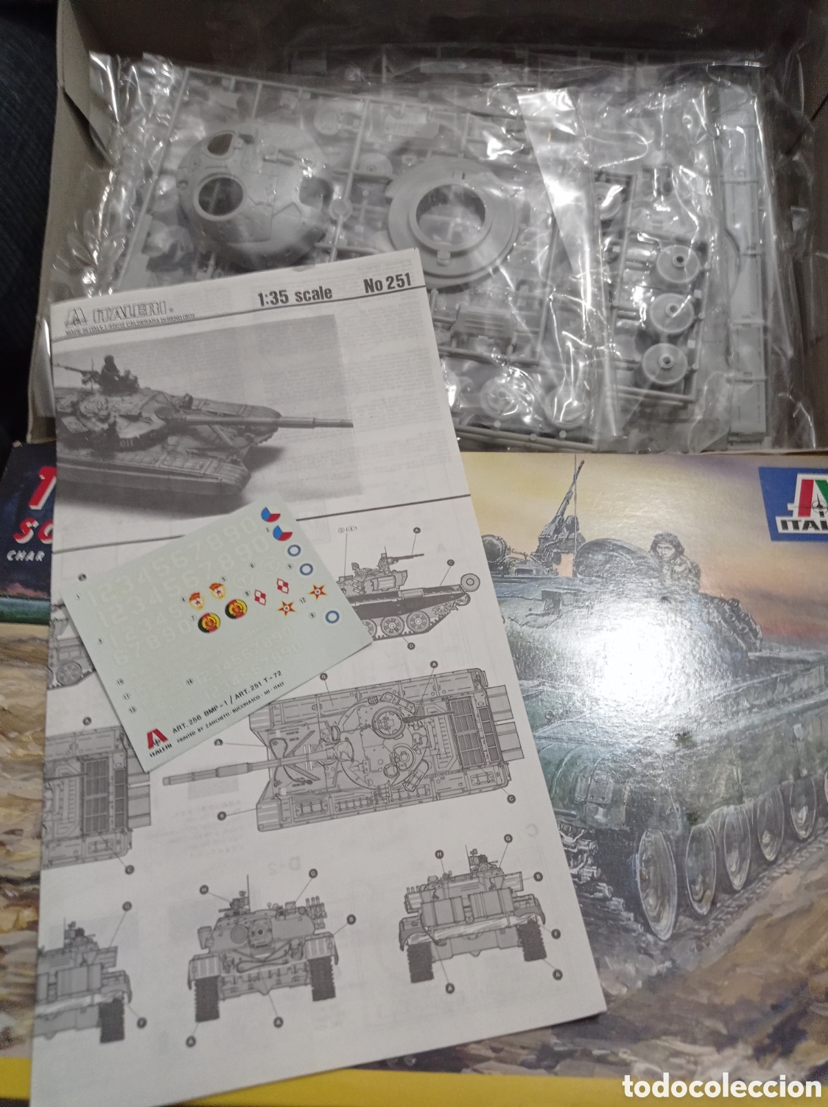 Maquetas: ITALERI - T-72 M1 SOVIET BATTLE TANK. 1/35. 251 - Foto 2