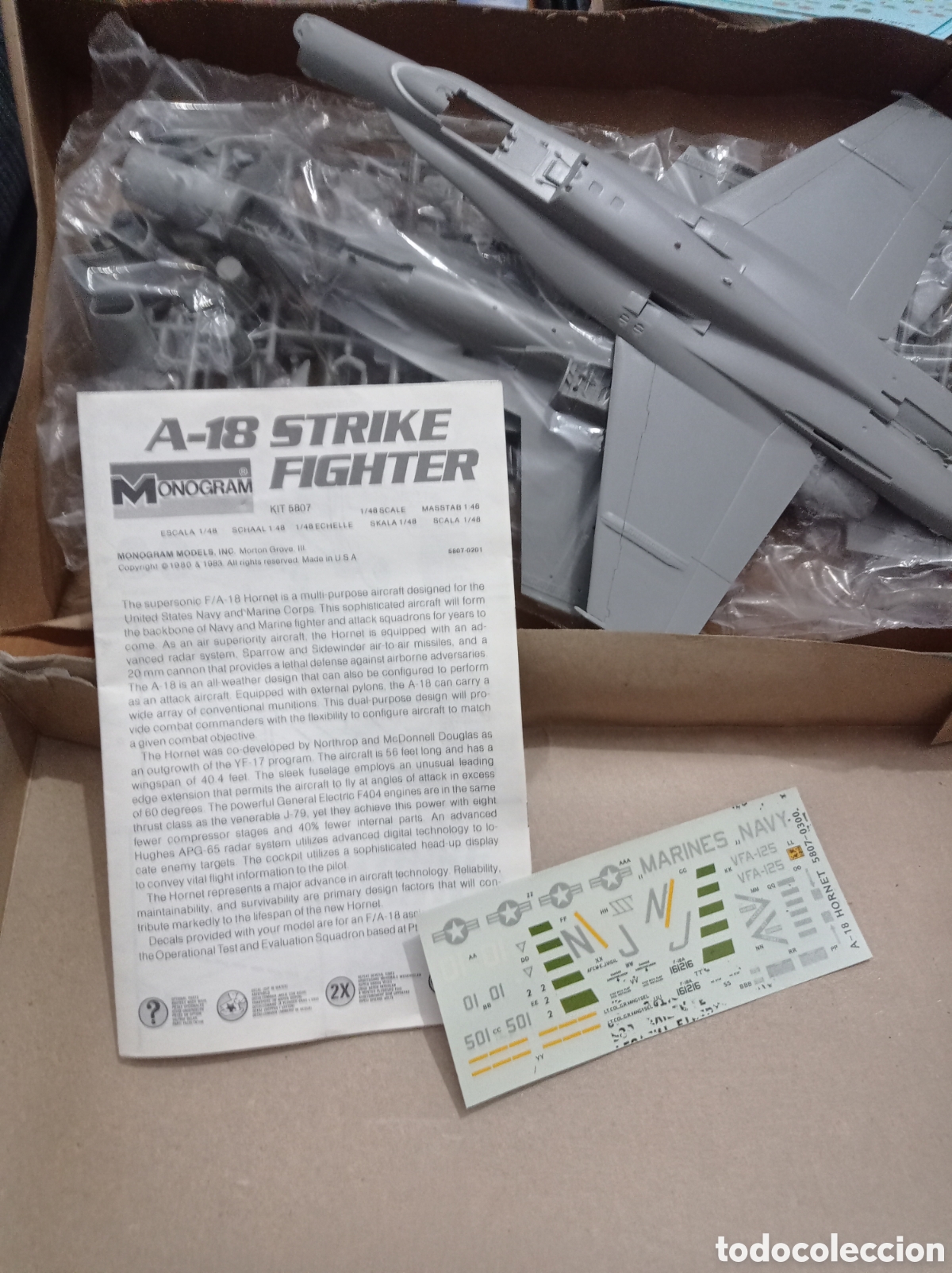 Maquetas: MONOGRAM - A-18 STRIKE FIGHTER. 1/48. 5907 - Foto 2